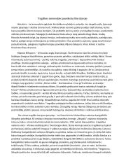 Tragiškos asmenybės paveikslas literatūroje