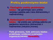 Paskirstymo kanalai ir marketingo logistika (skaidrės) 17 puslapis