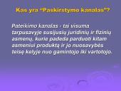 Paskirstymo kanalai ir marketingo logistika (skaidrės) 5 puslapis