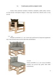 Lauko baldai iš palečių - lauko kėdė: technologijų mokyklinio brandos egzamino baigiamojo darbo aprašas 7 puslapis