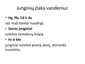 Vandens tarša, valymas ir apsaugos būdai 6 puslapis