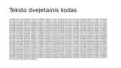 Teksto ir vaizdo kodavimas 13 puslapis