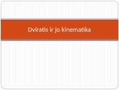 Dviratis ir jo kinematika