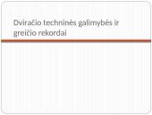 Dviratis ir jo kinematika 11 puslapis