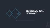 Elektrinių tipai Lietuvoje (2)
