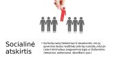 Socialinė atskirtis (skaidrės) 2 puslapis
