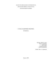 Lygių galimybių politika