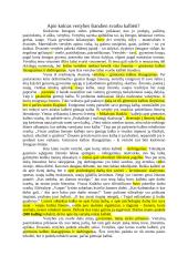 3 rašiniai: aktualios vertybės, skirtingų epochų žmogus, gamtos vaidmuo