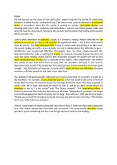 Monologue about love