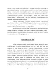 Literatūros kritika. Homero kūryba 20 puslapis