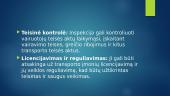 Transporto inspekcija ir jos funkcijos kelyje 5 puslapis