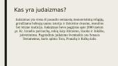 Judaizmas (skaidrės) 2 puslapis