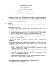 Kančios vaizdavimas literatūroje. Kalbėjimo planas