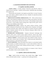 Logistikos reikšmė verslo sistemoje 4 puslapis
