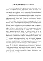 Logistikos reikšmė verslo sistemoje 9 puslapis