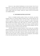Logistinė padėtis Lietuvoje 8 puslapis