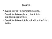 Sveika mityba prie šventinio stalo (skaidrės) 9 puslapis