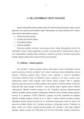 Marketingo aplinkos analizė: stipriųjų alkoholinių gėrimų gamintojas AB "Stumbras" 7 puslapis