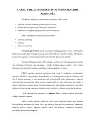 Marketingo komunikacijos ypatumai Alytaus kultūros ir komunikacijos centre (AKKC) 17 puslapis