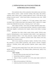 Marketingo komunikacijos ypatumai Alytaus kultūros ir komunikacijos centre (AKKC) 9 puslapis
