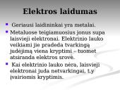 Elektros srovės stipris, įtampa, varža (skaidrės) 5 puslapis