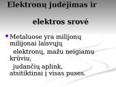 Elektros srovės stipris, įtampa, varža (skaidrės) 8 puslapis