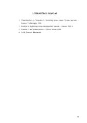 Marketingo tyrimas: apdailos darbai UAB "Ervesta" 20 puslapis