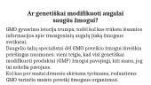 Genetiškai modifikuoti augalai ir jų reikšmė (skaidrės) 11 puslapis