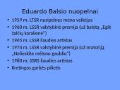 Kompozitoriaus Eduardo Balsio gyvenimas ir kūryba  5 puslapis