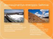 Atsinaujinantys ir neatsinaujinantys energijos šaltiniai (skaidrės) 3 puslapis