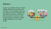 Healthy balance between diet and exercise 7 puslapis