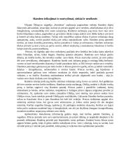 Hamleto ieškojimai ir nusivylimai, siekiai ir nesėkmės