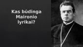 Jonas Mačiulis – Maironis „ Pasitikėjimas savimi“ 9 puslapis