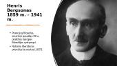 Henris Bergsonas 1859 m. – 1941 m.