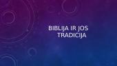 Biblija ir jos tradicija