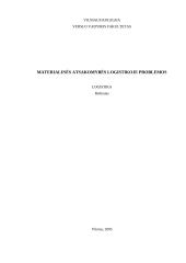 Materialinės atsakomybės logistikoje problemos