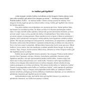 Ar žodžiai gali išgelbėti? 