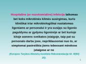 Ligoninių higiena, hospitalinės infekcijos 2 puslapis