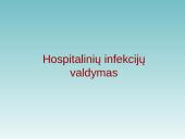 Ligoninių higiena, hospitalinės infekcijos 13 puslapis