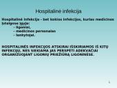 Ligoninių higiena, hospitalinės infekcijos 3 puslapis