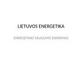 Lietuvos energetika (skaidrės)
