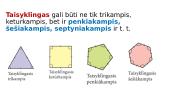 Taisyklingieji daugiakampiai. Taisyklingoji prizmė. Taisyklingoji piramidė 14 puslapis