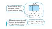 Prizmė. Prizmės paviršiaus plotas ir tūris 13 puslapis