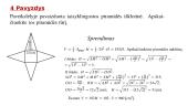 Piramidės paviršiaus plotas. Piramidės tūris 11 puslapis