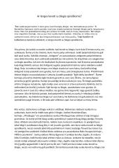 Ar lengva kovoti su blogio apraiškomis?