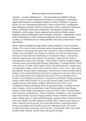 Moters paveikslas lietuvių literatūroje (V. Mykolaitis - Putinas, Šatrijos Ragana)