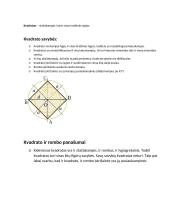 Rombo ir kvadrato savybės 2 puslapis