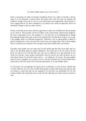 Can other people inspire your career choice?