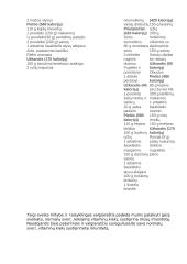 Mitybos režimas ir žmogaus sveikata. Valgiaraštis 6 puslapis