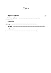 Oro tarša Lietuvoje bei atmosferos apsauga